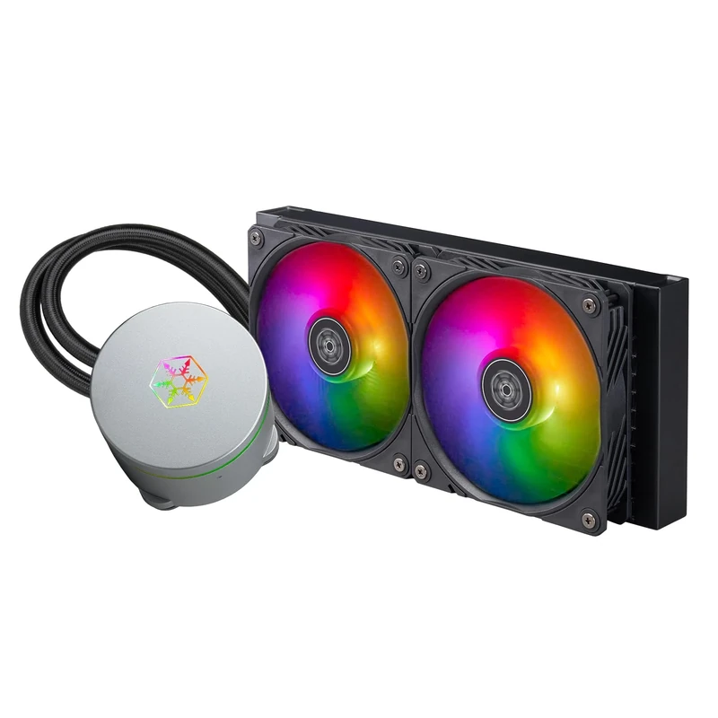 SilverStone Technology IceMyst 240 Premium All-in-One Liquid Cooler with ARGB Lighting SST-IM240-ARGB