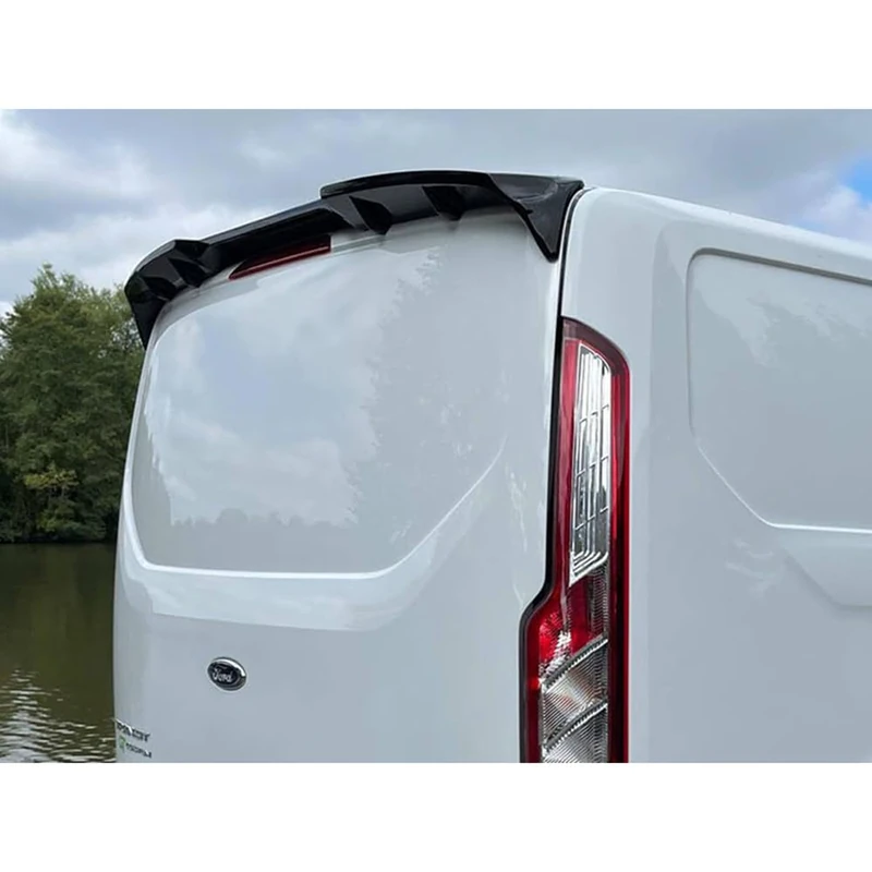 Motordrome Roof spoiler compatible with Ford Transit Custom 2012-2018 & FL 2018- (with tail gate) (PU)