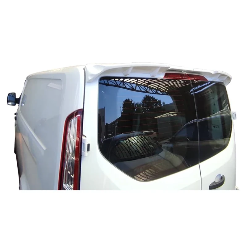 Motordrome Roof spoiler compatible with Ford Transit Custom 2012- (with 2 barn doors) (PU)