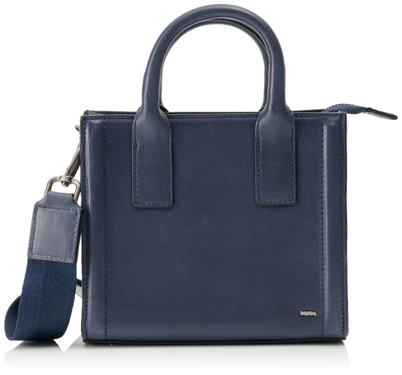 Berba Unisex's Tote Bag Xs, Navy, ESTANDAR