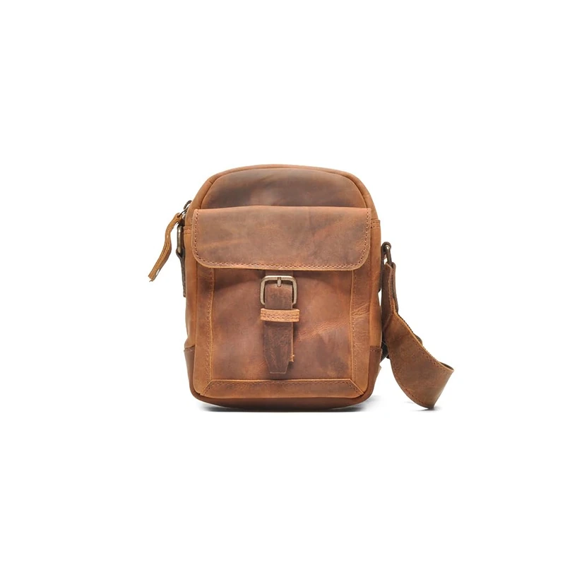 Berba Unisex's Cross-Body Bag, Coffee, ESTANDAR