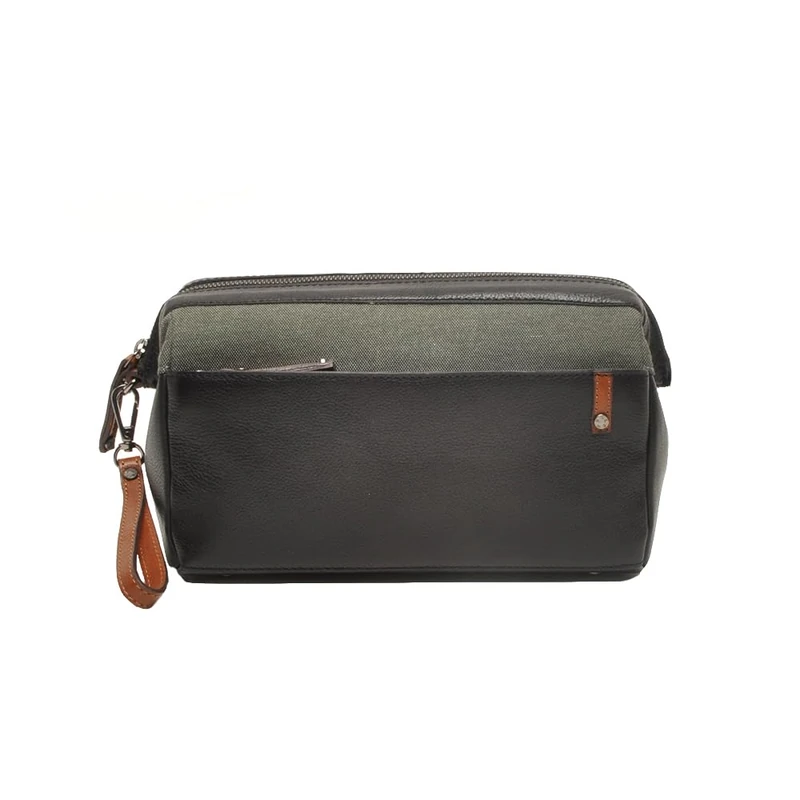 BERBA toiletry bag 898-040-32 black-olive ONE SIZE UNISEX ADULTS, Black-olive, One Size, Casual