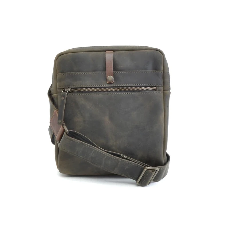 Berba Unisex's Cross-Body Bag, Military, ESTANDAR