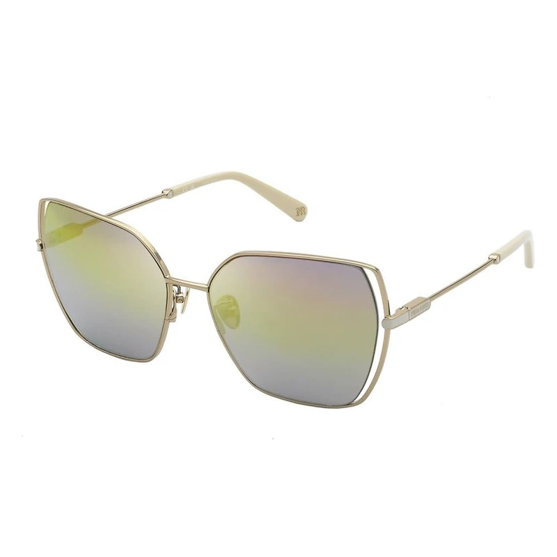 DE RIGO VISION ESPAÑA SUNGLASSES Nina Ricci - MAT: Metal-C: TOTAL SHINY ROSE GOLD-SMOKE-MIRROR RAINBOW - D: 140x17 - Female