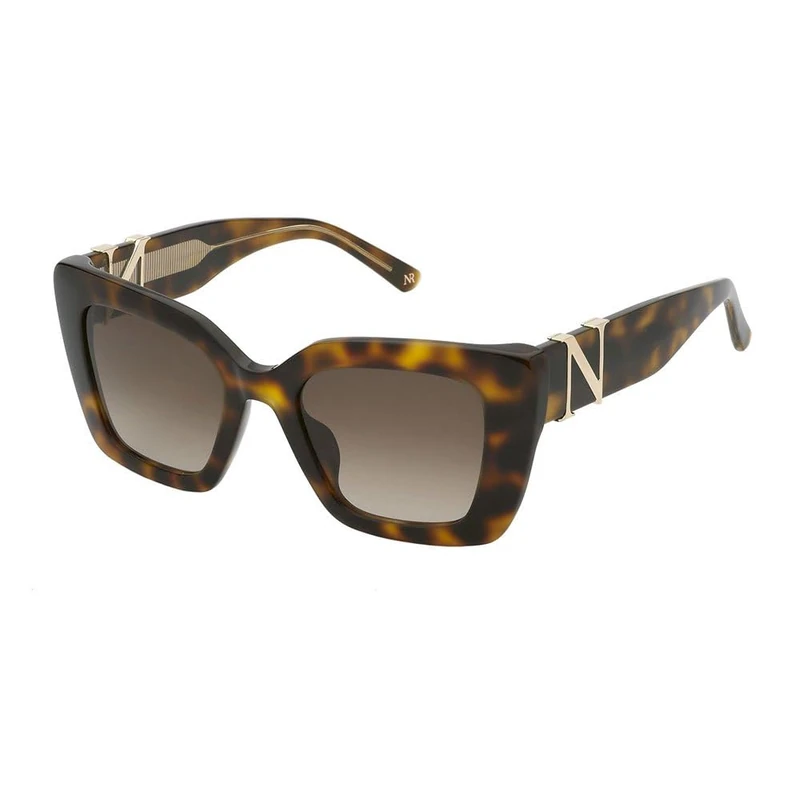 DE RIGO VISION ESPAÑA SUNGLASSES Nina Ricci - MAT: Acetate-C: SHINY DARK HAVANA-BROWN GRADIENT - D: 140x20 - Female