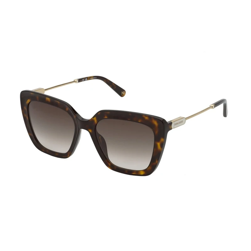 DE RIGO VISION ESPAÑA SUNGLASSES Nina Ricci - MAT: Acetate-C: SHINY BROWN-YELLOW HAVANA-BROWN GRADIENT - D: 140x19 - Female