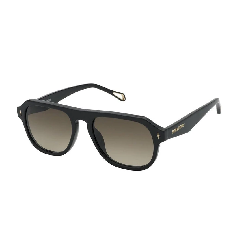 Zadig & Voltaire Sunglasses Szv374 Zadig&Voltaire 54/18/140 Unisex Adult, Black (Shiny Black)