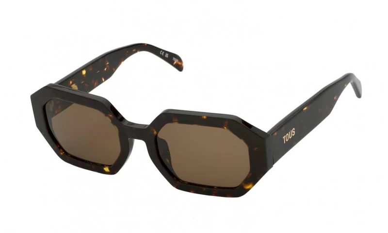 TOUS SUNGLASSES MAT: Cellulose acetate_C: SHINY DARK HAVANA D: 135x21 / Female