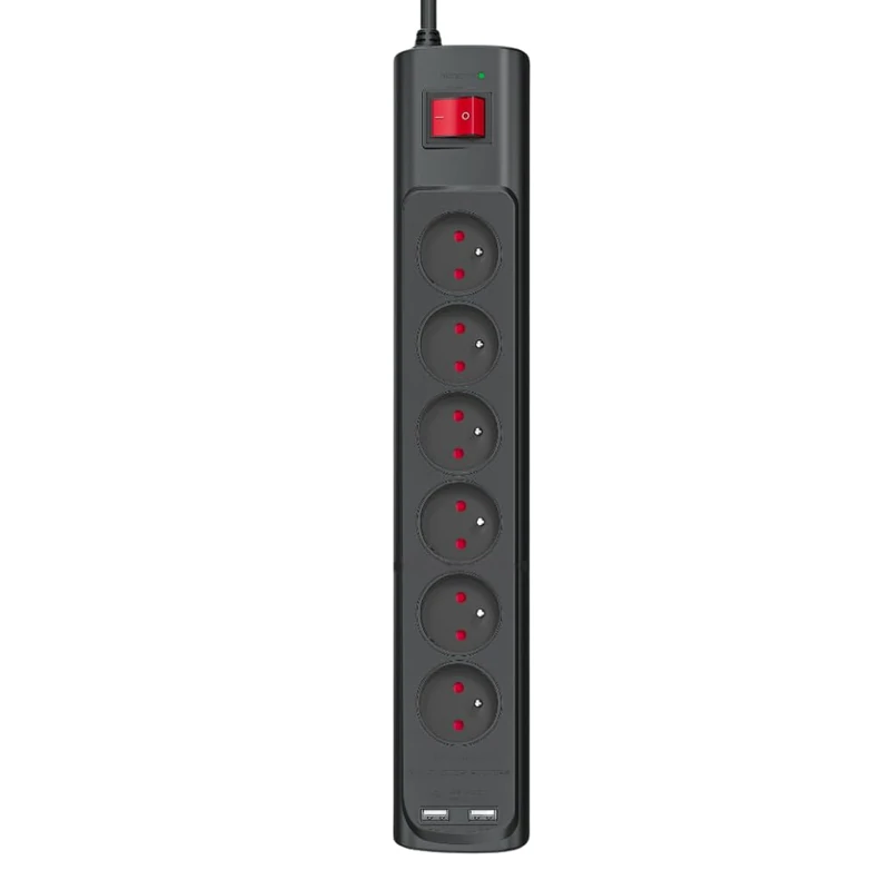 Monster POWER PARAFOUDRE PARASURTENSEUR 6 AC/2 USB-A FR - Image 1