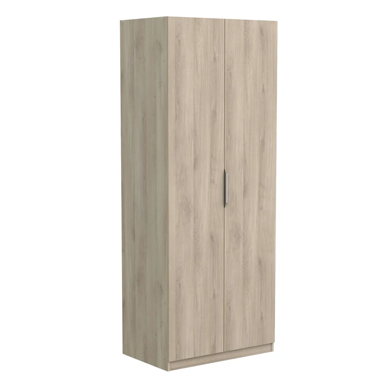 Demeyere 391388 Armadio a 2 Ante 1 nicchia Moderno – Colore Rovere Kronberg – 79,4 x 51,1 x 203 cm, Legno ingegnerizzato, Grigio