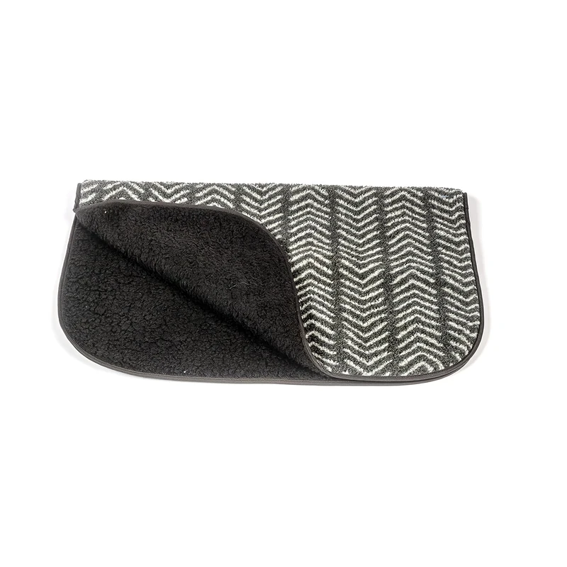 Danish Design Sherpa Fleece Charcoal Arrows Dog Blanket Large