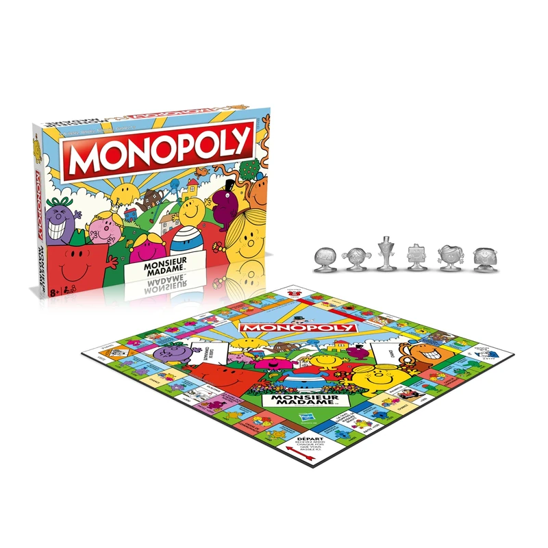 Winning Moves Monopoly Monsieur Madame - Jeu de société - 2-6 Players - Age 6+