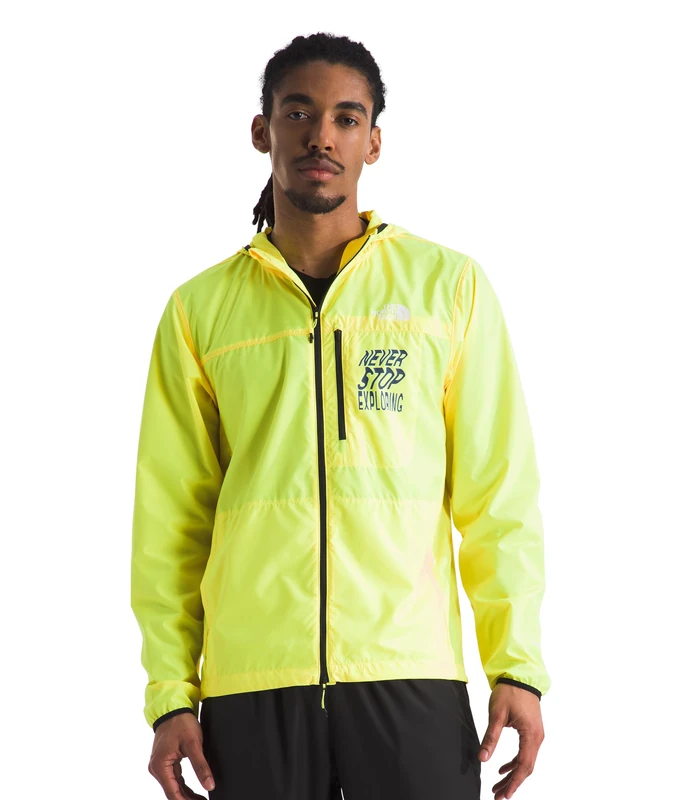 The North Face Higher Run Jacket Lemon Yellow/Shady Blue M