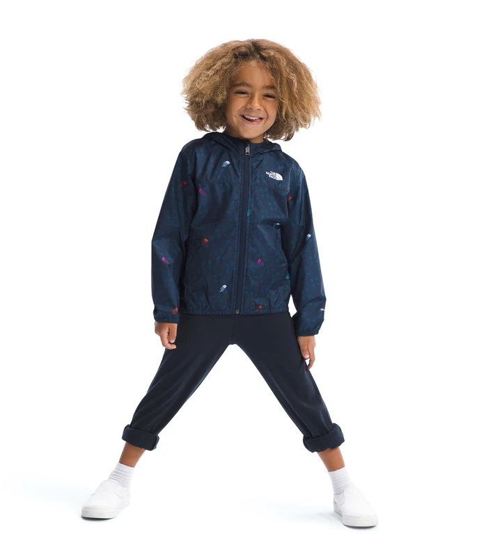 The North Face Never Stop Jacket Summit Navy Tnf Shadow Toss Print 6 Years