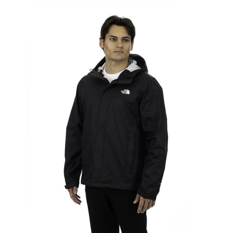 THE NORTH FACE Men’s Venture 2 Waterproof Hooded Rain Jacket (Standard and Big & Tall Size), TNF Black, XX-Large, Tnf Black, XX-L