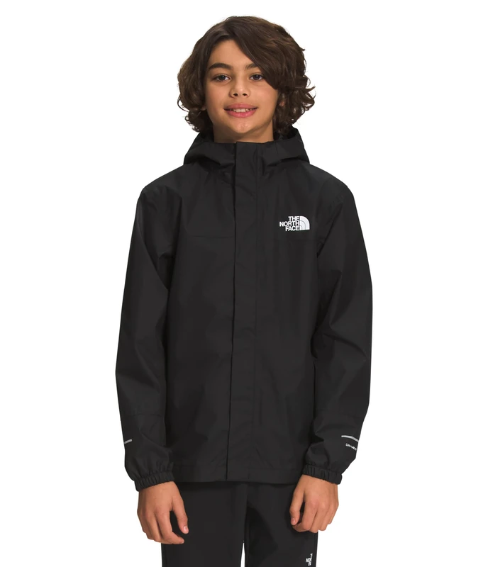 The North Face Boy's Antora Rain Jacket, Tnf Black, 10 Years-12 Years