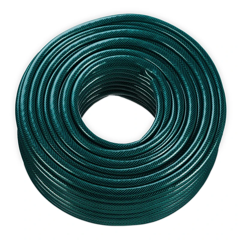 Relaxdays Garden Hose, 1/2" Wide, Water Pipe, 70m Long, Flexible, Extendable, UV-Resistant, Irrigate, Plastic, DarkGreen, 1.3 x 7000 x 1.3 cm