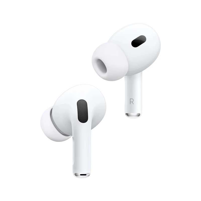 Apple AirPods Pro 2 Wireless Earbuds, Bluetooth Headphones, Active Noise Cancellation, Hearing Aid Feature, Transparency, Personalised Spatial Audio, High Fidelity Sound, H2 Chip, USB C Charging