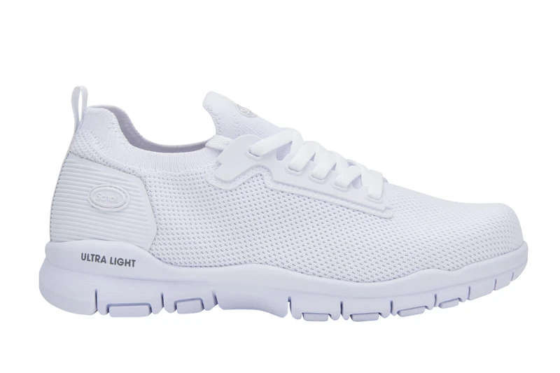 Scholl Men's Jump Sock Health Care Professional Shoe, White, 6.5 UK