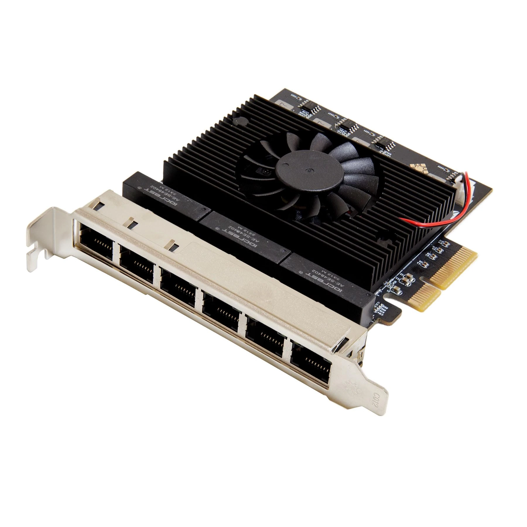 6 Port 2.5 Gigabit PCI-e x4 Ethernet Network Card