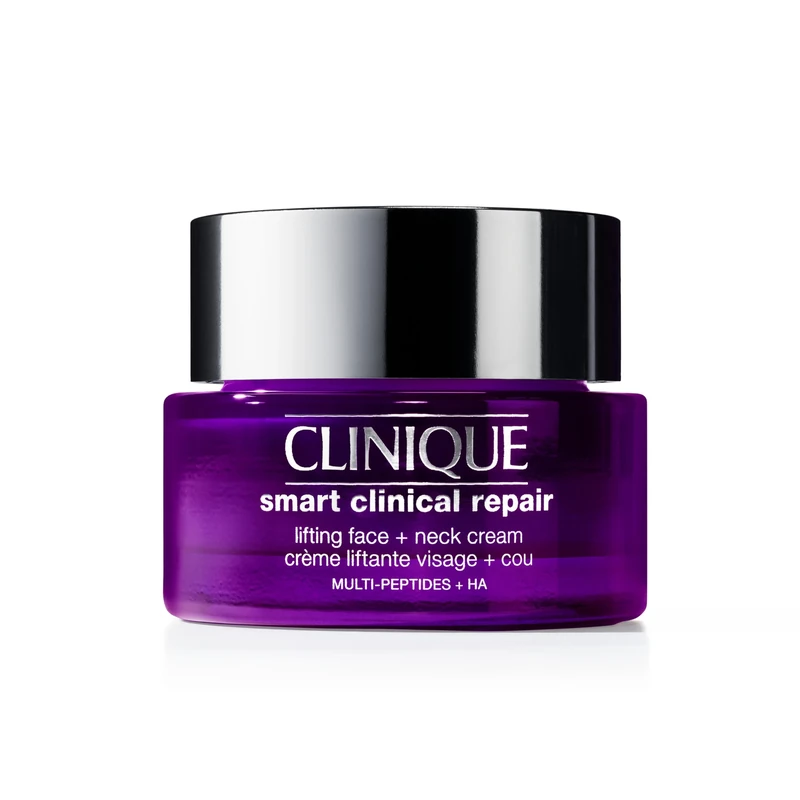 Clinique Smart Clinical Repair Lifting Face + Neck Cream With 9% Peptides + Hyaluronic Acid | Anti-Ageing + Hydrating