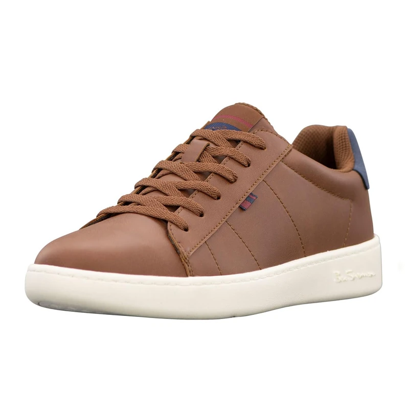 Ben Sherman Mens Hampton Lace Up Casual Shoes - Brown - Size 10 M