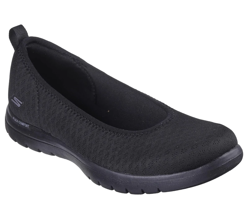 Skechers Women's Slip On Loafer, Black, 5 UK