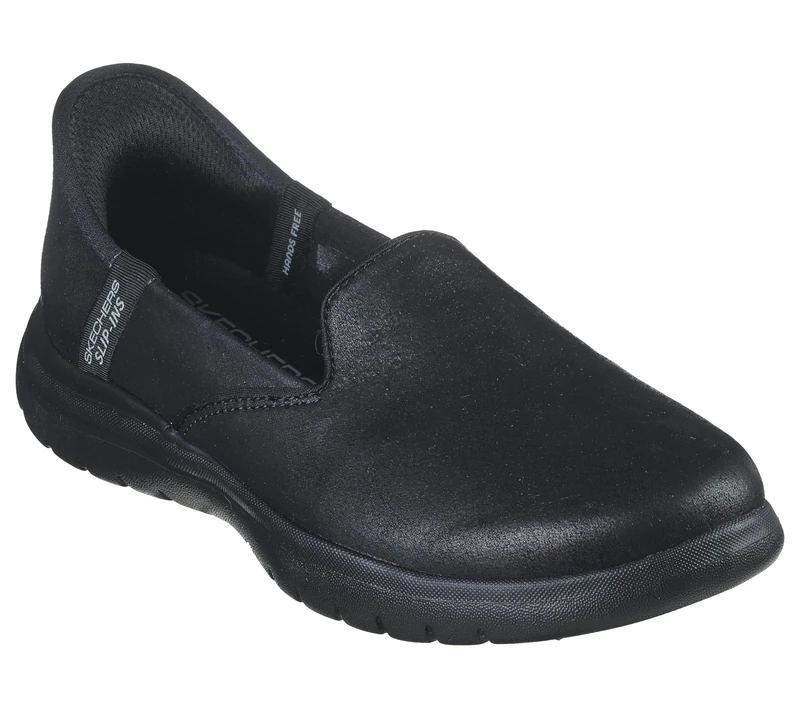 Skechers Women's On-The-Go Flex Captivating Slip-On Sneakers, Black Textile, 8 UK