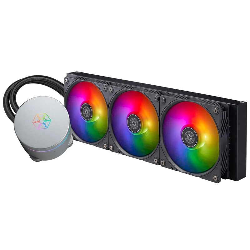 SilverStone Technology IceMyst 360 Premium All-in-One Liquid Cooler with ARGB Lighting SST-IM360-ARGB