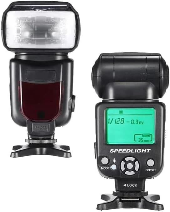 Speedlite Flash with LCD Display Compatible with Sony a6700