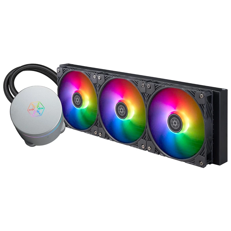 SilverStone Technology IceMyst 420 Premium All-in-One Liquid Cooler with ARGB Lighting SST-IM420-ARGB