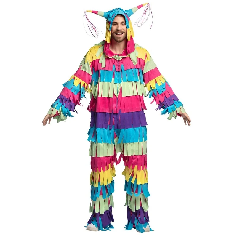 Boland - Costume Coloured Pinata for Adults, Fancy Dress for Carnival, Theme Party and JGA, Fancy Dress Costumes Men