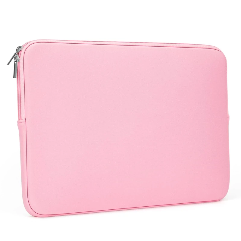 MicaYoung 14 Inch Laptop Sleeve Protective Case Soft Cover Compatible with 14 Inch Acer ASUS HP Dell Chromebook Thinkpad Notebook, Pink