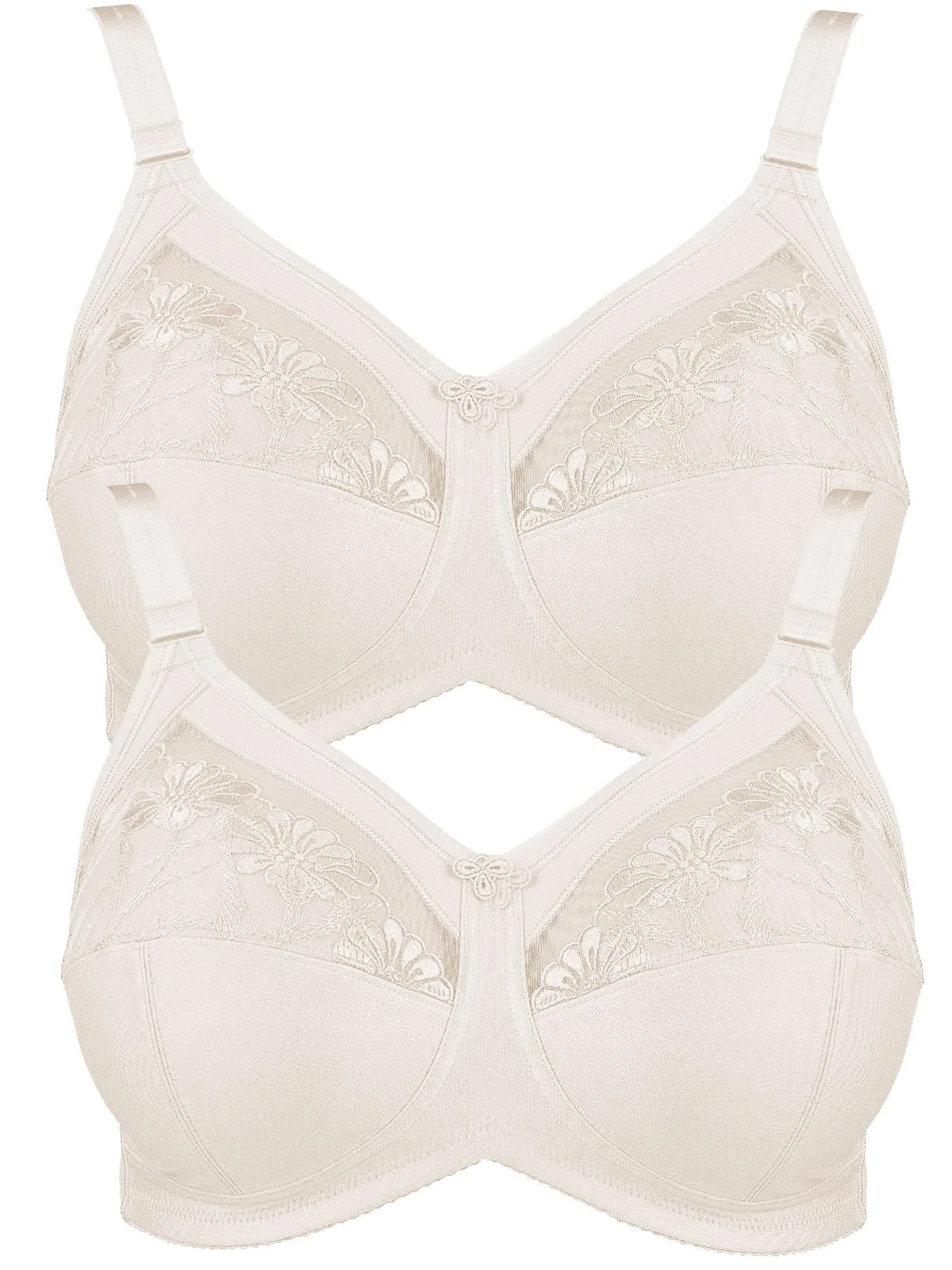 Anita Women's Pack of 2 Non-Wired Comfort Bra Safina 5449 Crystal 42B