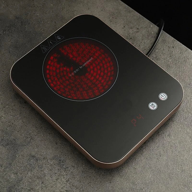 800W Single Induction Hob, with LCD Touch Screen Sensor, Auto-Shut-Off Functin, Constant Temperature Energy Saving, for Boiling Water, Making Tea and Coffee