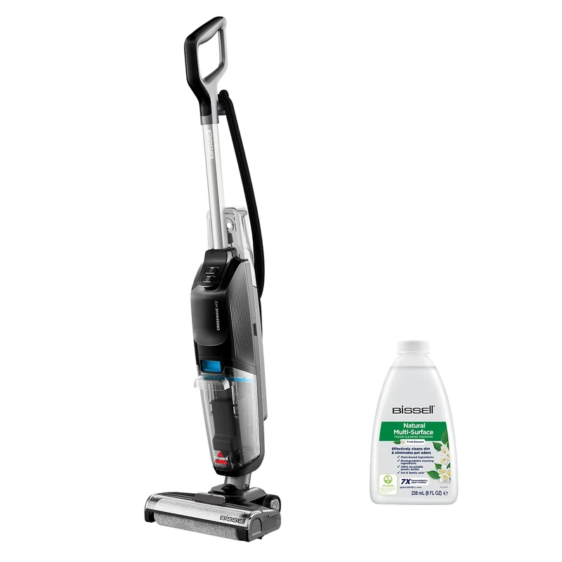 BISSELL CrossWave HF2, Wet and Dry Vacuum Cleaner For Hard Floors, Vacuum & Mop In One Go, Two Tanks Clean/Dirty Water, Corded Upright Vacuum Cleaners, Lightweight & Easy to Carry, 340 W - 3847E