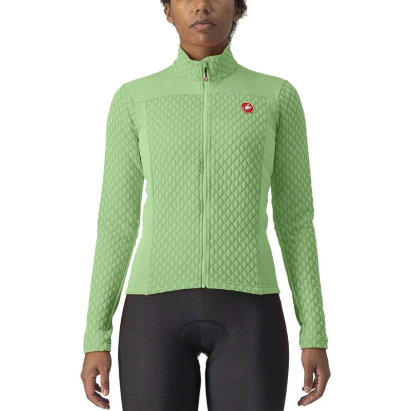 Castelli Challenge 2 Jersey FZ Cycling Jersey Men/Women, Breathable and Lightweight, with Front Zip, High Performance for Mixed Conditions, PARADISE MINT, S