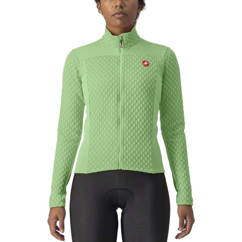 Castelli Challenge 2 Jersey FZ Cycling Jersey Men/Women, Breathable and Lightweight, with Front Zip, High Performance for Mixed Conditions, PARADISE MINT, XL