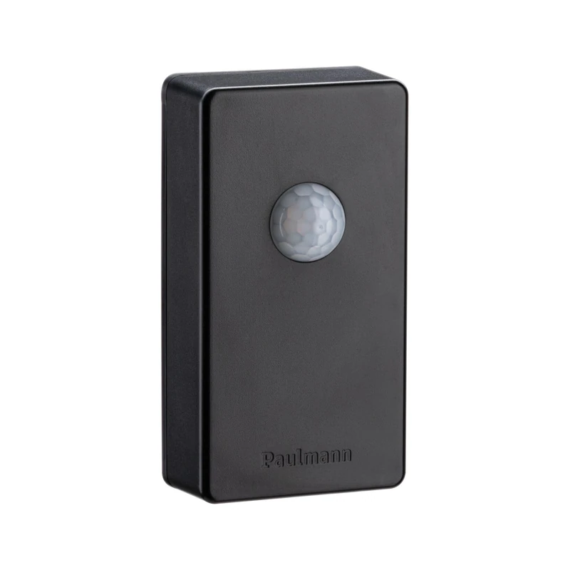 Paulmann 50136 Smart Home Zigbee Outdoor IP44 Black Smiley Motion Sensor Outdoor - Image 1