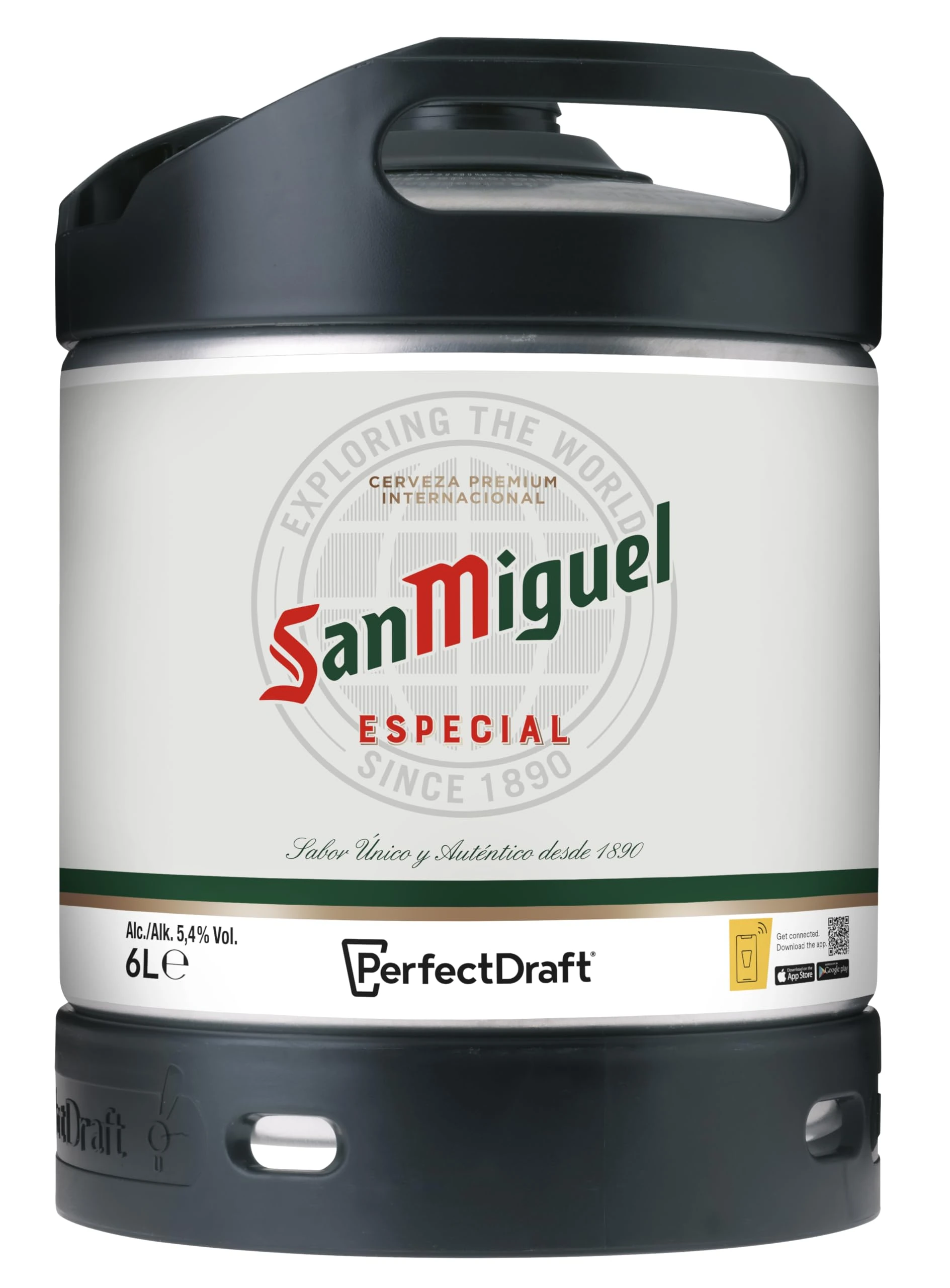 PerfectDraft San Miguel Beer Keg for PerfectDraft Machine, 6L