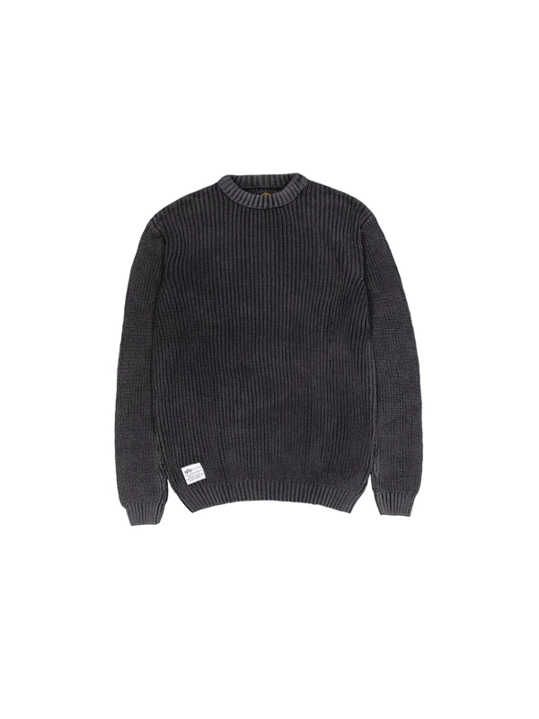 Alpha Industries Men's Acid Pullover Sweater Sweatshirt, Black, XL