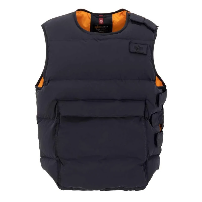 Alpha Industries Men's Protector Puffer Vest, Black, 3XL
