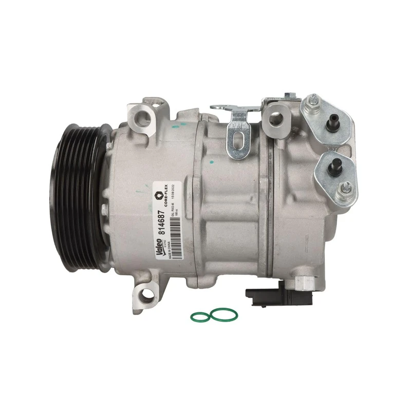 Valeo Compressor, Air Conditioning, Prefilled with Oil, 814687