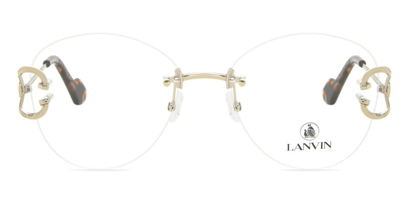 Lanvin LNV2119 700 Gold Eyewear Woman Metallo, Chassis Only, 55