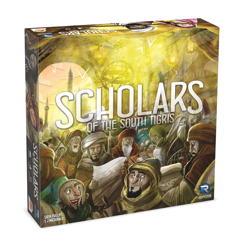 Renegade Game Studios | Scholars of the South Tigris | Board Game | Ages 14+ | 1-4 Players | 60-90 Minutes Playing Time