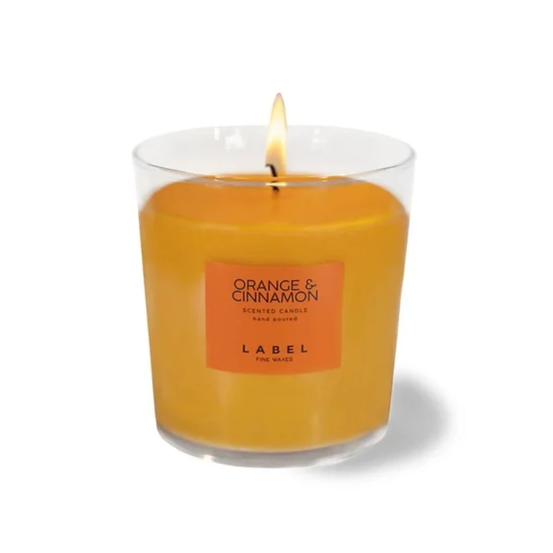 Label Scented Candle Orange Cinnamon 220g