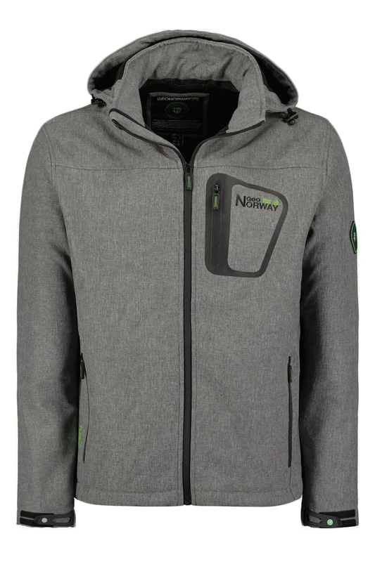 Geographical Norway Men's Texshell Softshell, Gris Clair, L