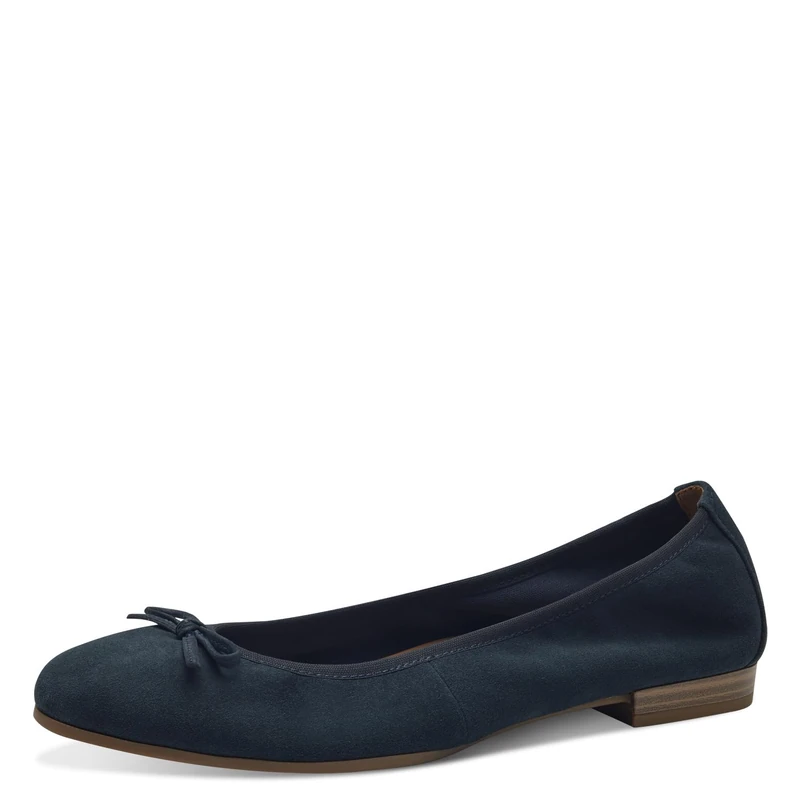 Tamaris Women's Classic Ballet Flats, Women's Flats, Navy Blue, 3 UK