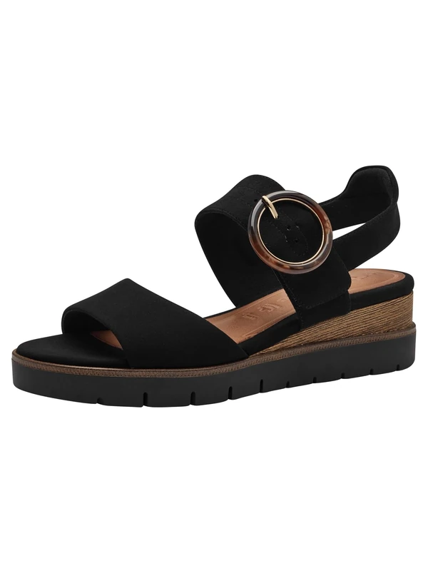 Tamaris Damen 1-28206-42, Flat Sandal, BLACK UNI, - Image 1