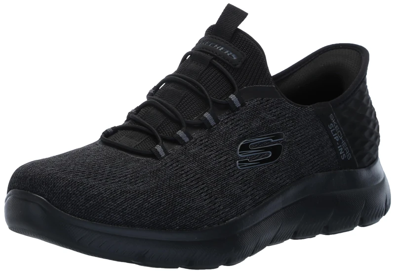Skechers Men's Summits Key Pace Hands Free Slip-in Loafer, Black, 6.5 UK